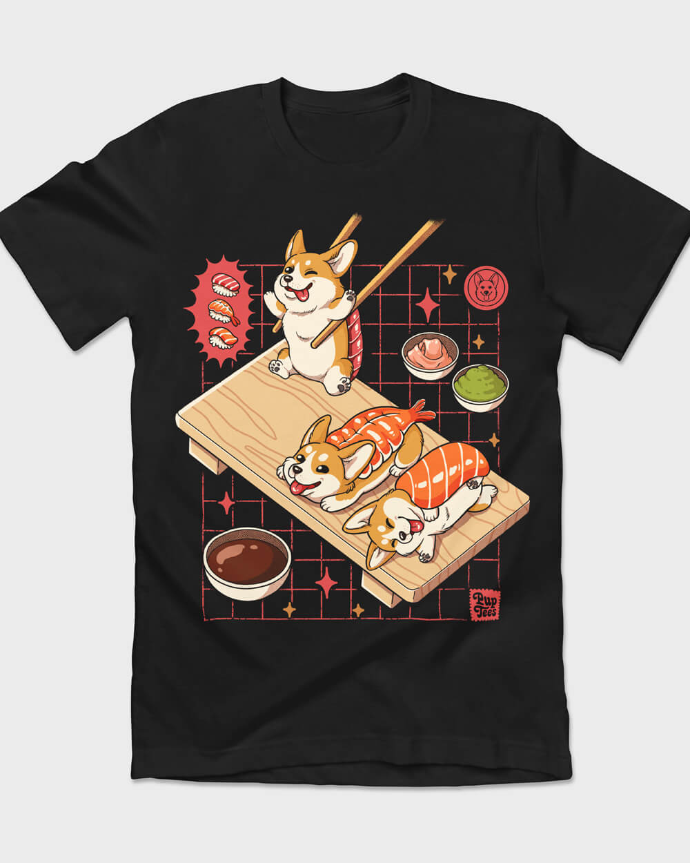 Corgi Sushi Set
