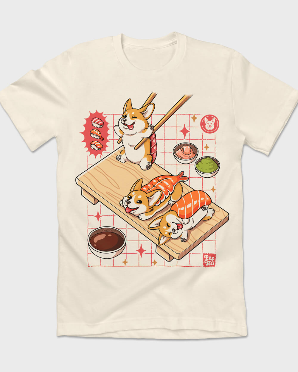 Corgi Sushi Set