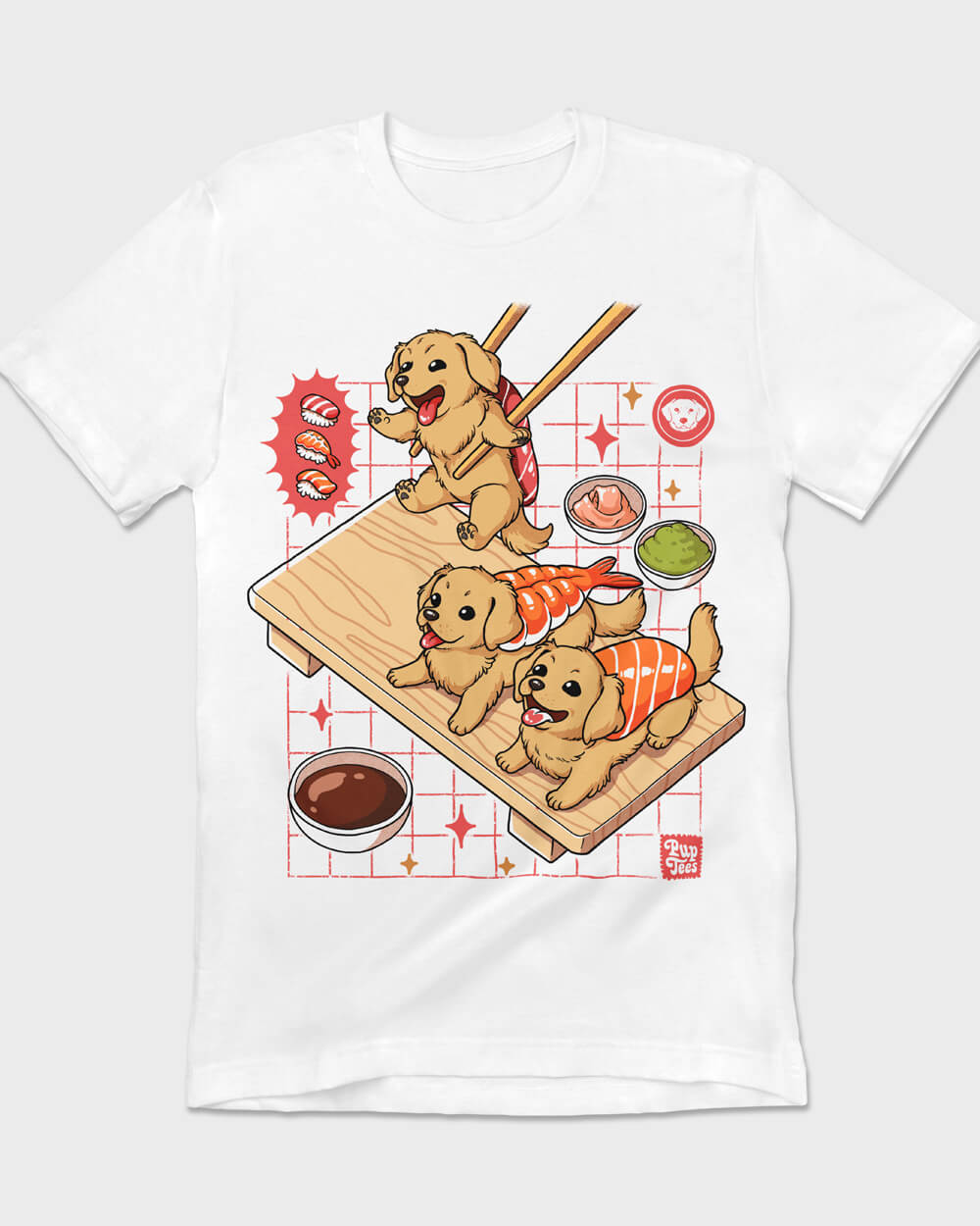 Golden Retriever Sushi Set