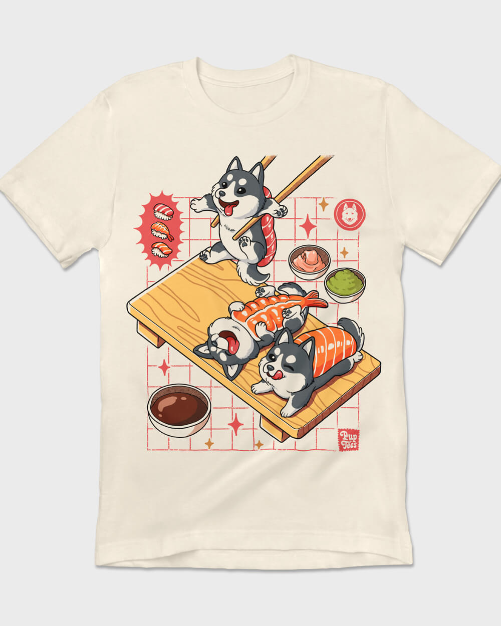 Siberian Husky Sushi Set
