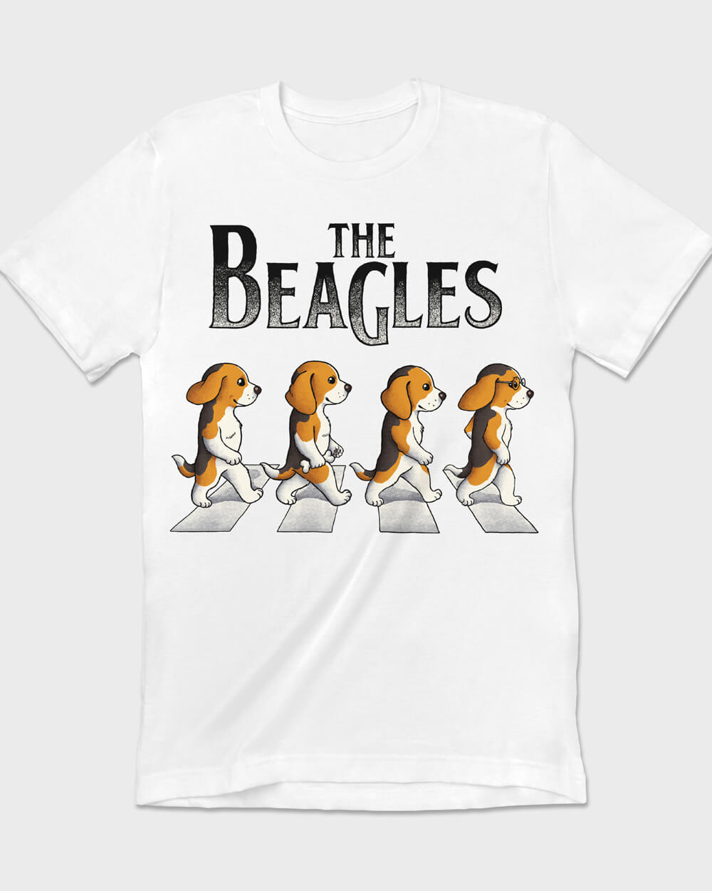 The Beatles Abbey Road parody T-shirt