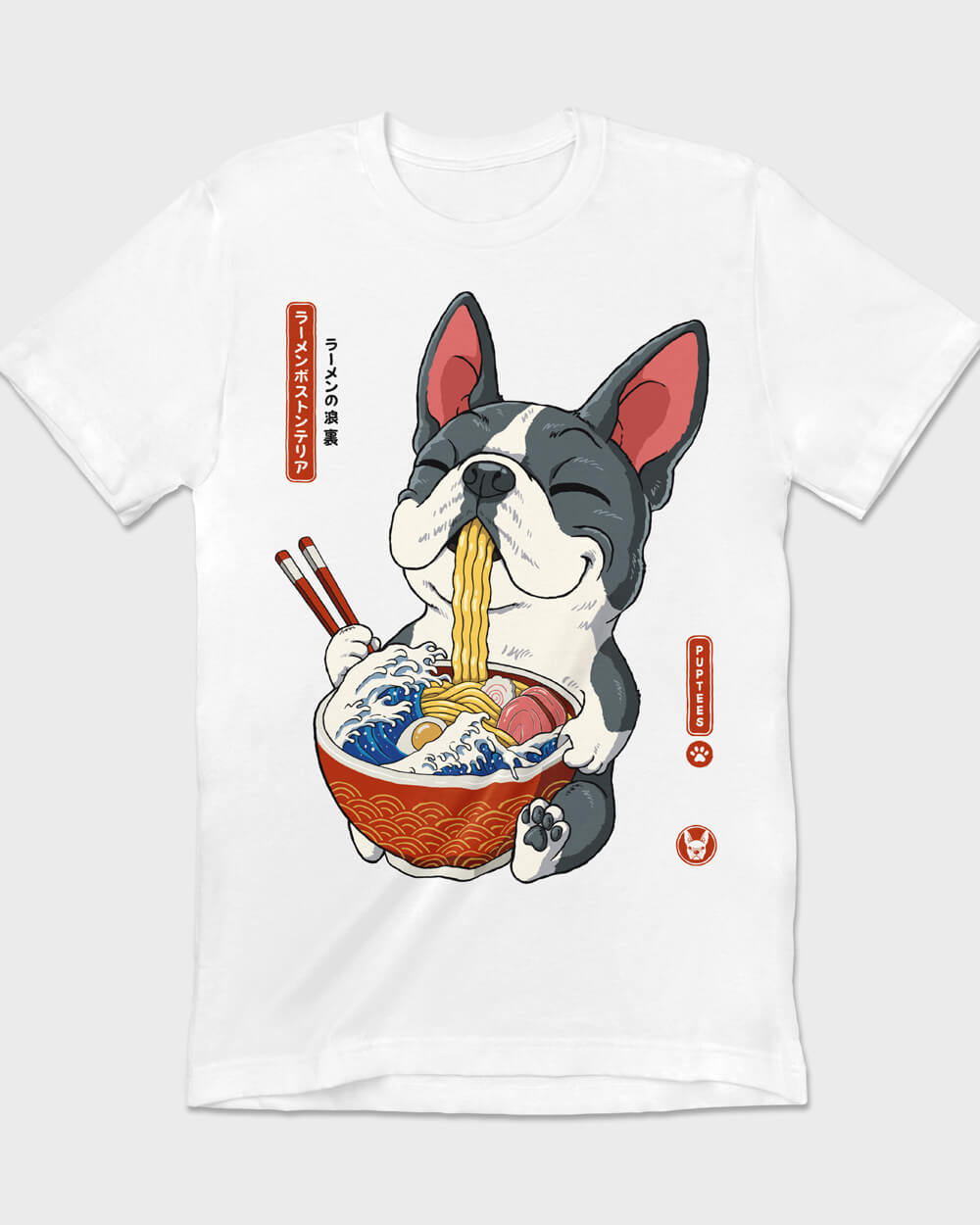 Anime style Boston Terrier Puptees T-shirt