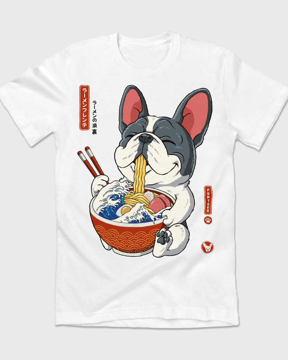 Anime style French Bulldog Puptees T-shirt